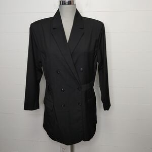 H&M double breasted romper size M